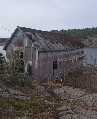 Dette er det opprinnelige båthuset fra 1960 tallet