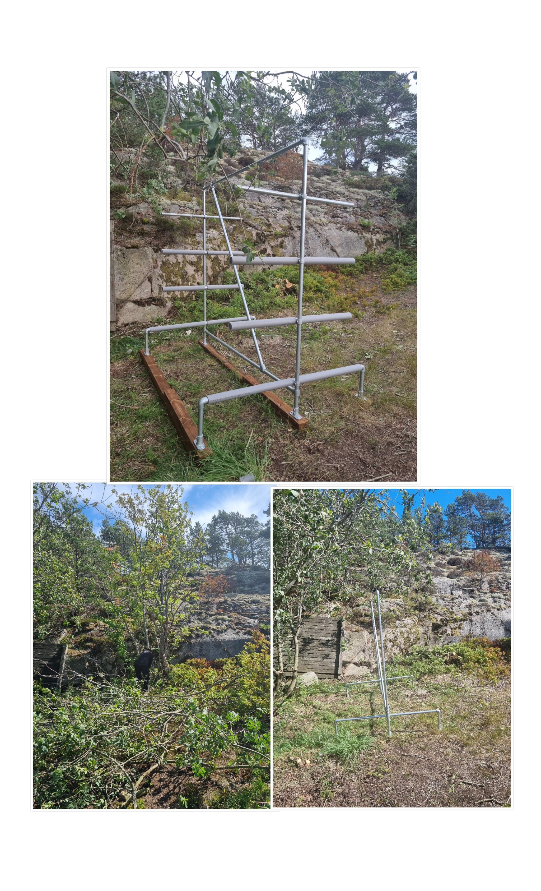 Kollasjkajakkstativ